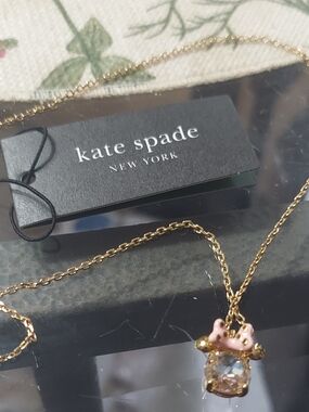 Kate Spade New York x Disney Minnie Mouse pendant necklace